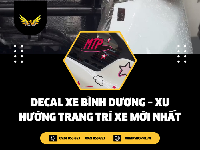Decal Xe Bình Dương – Xu Hướng Trang Trí Xe Mới Nhất